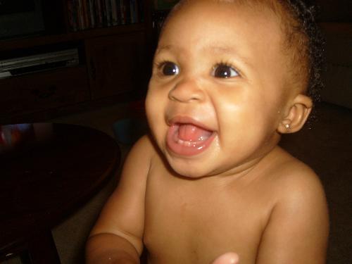 Baby teeth - Jaylin&#039;s first two teeth
