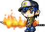Maplestory character - A maplestory character I made on Maplesim. I wish i could get my guy to look like him but that would mean real life money. That's no good =( I live outside USA. I can't get any money for the game!!