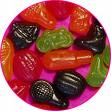 Sports micture - sweets - picture showing the different shapes of the sports micture sweets.