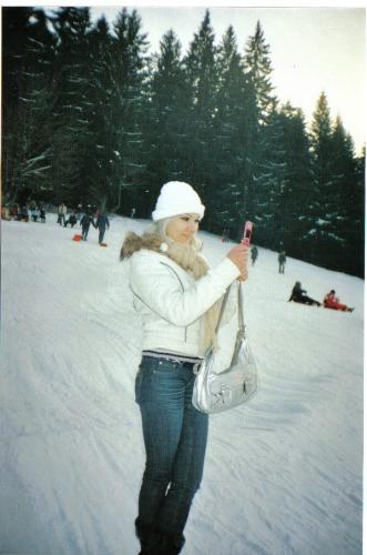 In the snow - In the mountains,In Poiana Brasov,taking pictures of the landscape