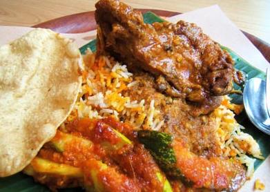 My dinner tonight - Nasi Padang - I had Nasi Padang for dinner tonight. It&#039;s rice with Malay dishes. It&#039;s spicy. 