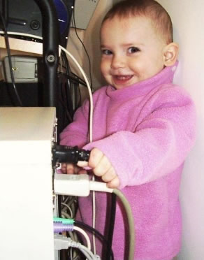 hardworking baby - dun mess wit me!!! hehehe