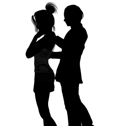Young Love - Two young people in love.