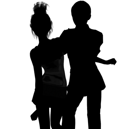 Young Love - Two young people in love.