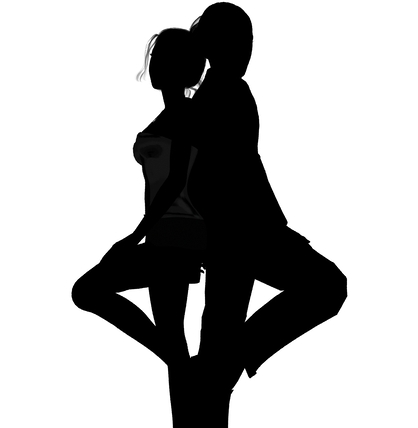 Young Love - Two young people in love.