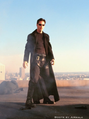 keanu reeves - I like the looks of keanu reeves in the film matrix.