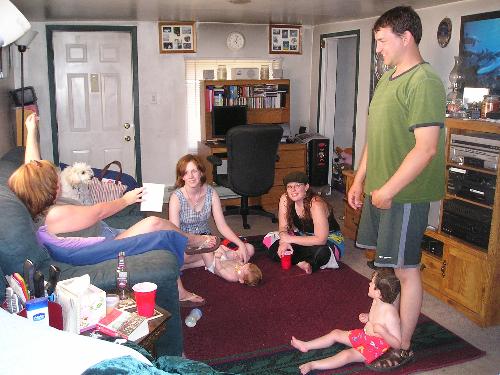 Full House - At our BBQ...a full house (especially for such a small house hehe)