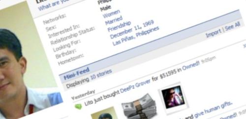Facebook Image - Sample Facebook Information