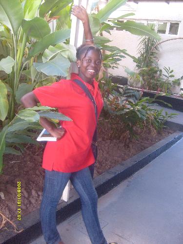 kandi - Camaria posing on campus