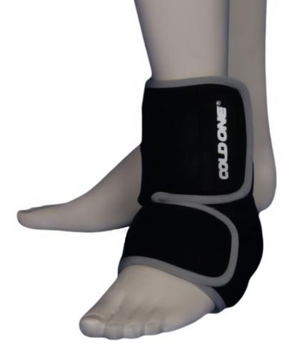 Coldone Cold Compress Ankle Wrap - Icing and Compression combined in a single wrap. A safe, affordable, and effective treatment for a sprained ankle. See http://www.coldoneinc.com/ankle_wrap.html