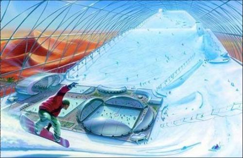 ski run of Du Bai - wow, when can i go there and have a try? Beautiful