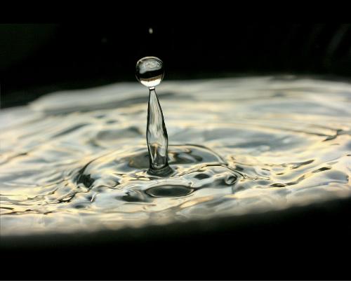 Drop of water. - Save water Save life. We must save single drop of water. Because it is life.