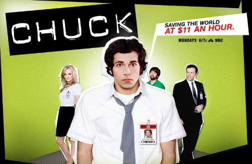 The new Series... CHUCK - An interesting show to watch.
A nerd and a beautiful spy. Nice combination!