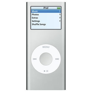 apple i pod - Sleek and lightweight, Click Wheel Interface, Considerable improvements over previous generation, Search feature, High battery life, Improved earphones.