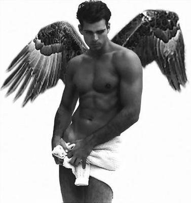 Angel man - A person can become an angel.What it needs is shedding a couple of bad qualities.