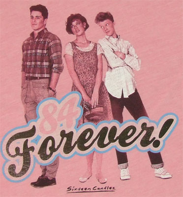 80's - Stars of the 80's movie Sixteen Candles.