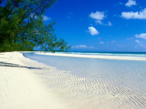 bahamas - white sand of bahamas