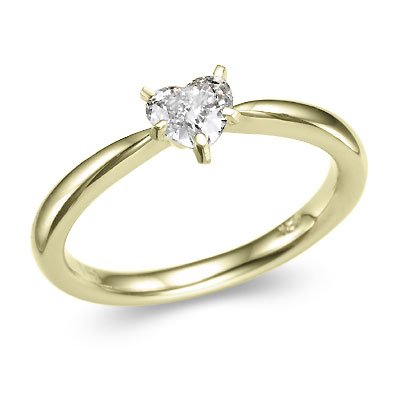 Her Ring Is Similiar To This One - Only it&#039;s much smaller but very dainty and pretty. She has a solid gold band to go with it too.