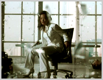 Computer Angel Seating - Computer Angel was seating in the owner's chair.