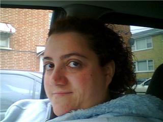 Just being me - Had just got a perm and my son decided to snap a pic