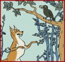 the crow and the fox - Who's side are you on? Do you feel sorry for the crow who's only fault is being conceited? Should we be angry with the fox who have been resourceful and smart?