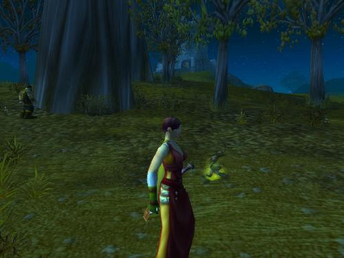 A Phased Imp Minion - The Imp on the right is phased out and is less likely to be attacked by enemies.