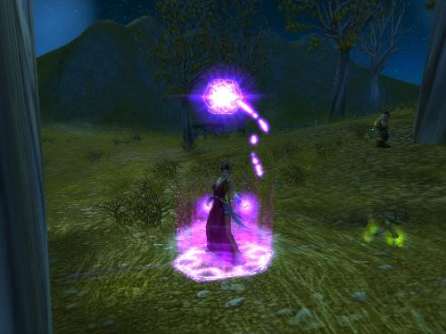 Summoning Warlock - Warlocks can summon creatures, such as dreadsteeds and imps, from another world.