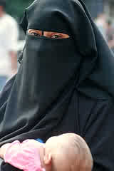 muslim Hijab - Traditional head covering of muslim women