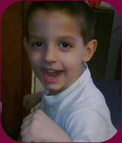 My little fighter - My son being silly