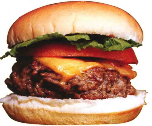hamburger - hamburger with big patty