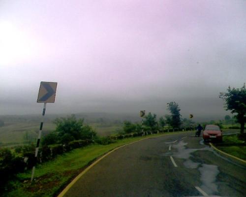 The road to eternity - Just look at the image and look the beauty of nature.. The nature is at its best in the satpuda mountain ranges in india when the rains fall. the pic is of thane district in maharashtra.mumbai, The green color as pure as mother nature's love for her kids. We should understand the value of nature and preserve the latter. Coz if that is degraded then our generations would not exist in future,,What do you people reading this and seeing this pic have to say..?