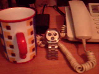 coffee time - thats my coffee and my swatch watch