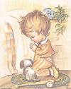 prayer - a boy praying