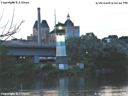 Lighthouse - Sitting on the banks of the Mississippi River in Minneapolis Minnesota Lighthouse - Sitting on the banks of the Mississippi River in Minneapolis Minnesota