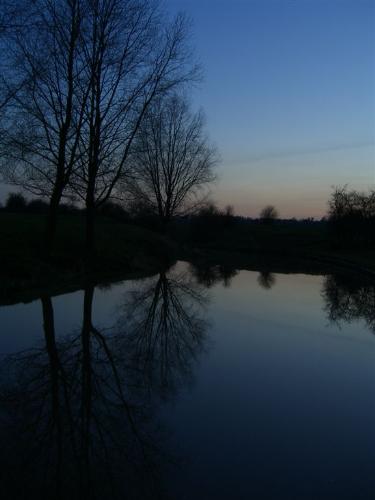 Night time  - Night time on a lake