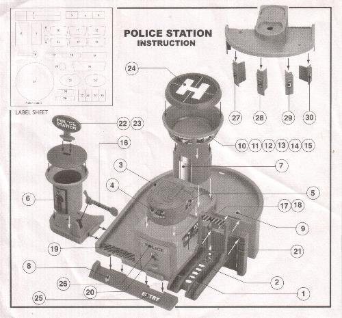 Toy Manual - Police Station