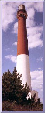 Barnegat Light  - The banner looked like this lighthouse