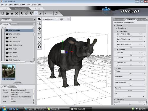 3D Software - DAZ 3D Studio is a free and easy to use 3D program.