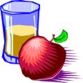 apple juice - Apple juice is the fruit juice product manufactured from the pressing of apples.