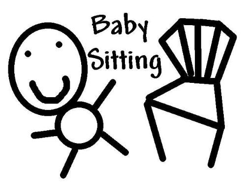 Baby Sitting - One baby + one chair = baby sitting