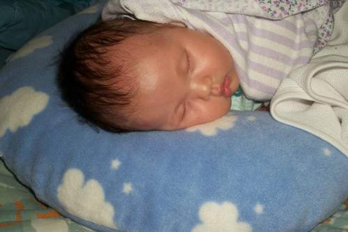 sleeping like a baby! - I wish it was this easy after you grow up!!