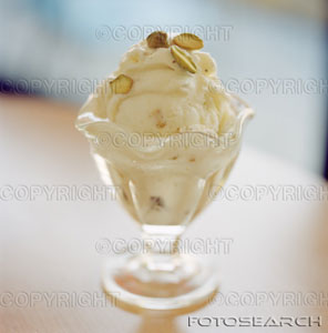 ice cream - ice cream with nuts.