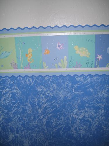 nursey walls - this is how my son's room is decorated
