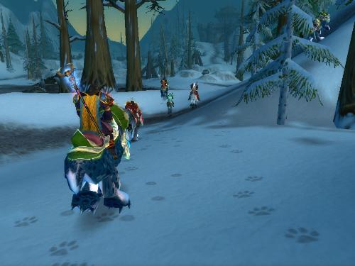 The Front Line - Rushing toward the inevitable conflict, the front line soldiers spur their mounts onward.
