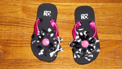 Custom Made Boutique Flip Flops - Contact me or visit my website for further information.