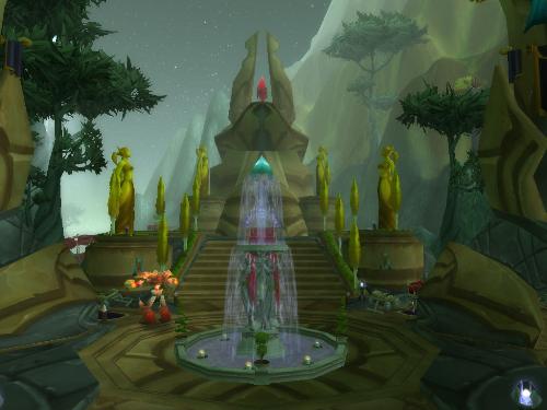 The Scryers Tier - Standing impressively tall and beautiful the Scryers tier is the headquarters for the Blood Elves in Shattrath.
