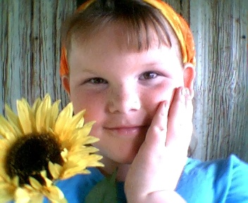 My little Sister - This is a photo I took of my little 7 year old sister june 22, 2008 on my porch