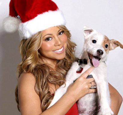 Mariah Carey - Mariah with her fav dog