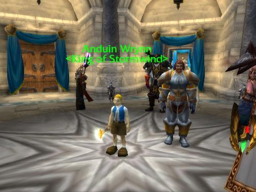 The King of Stormwind - Believe it or not this small boy is the king of Stormwind.