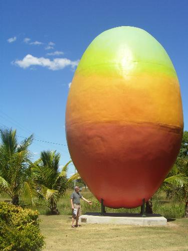 Bowen Big Mango, Queensland - This is a photo I took of the big mango feature in a small town in North Queensland when I went on holiday there this year.